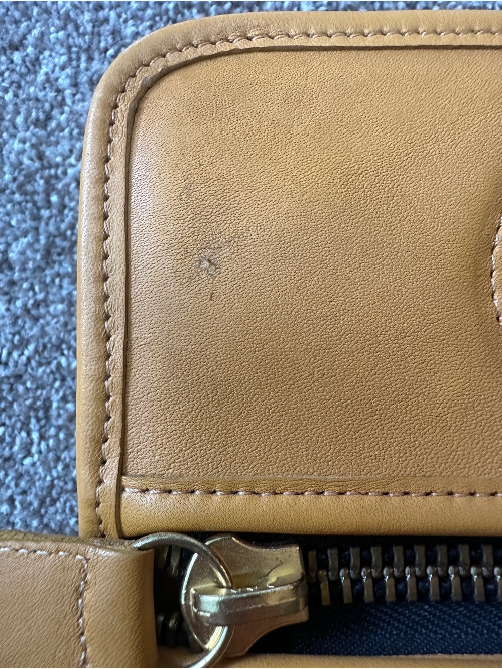 Vintage Coach 1991 50th Anniversary Stroll Tote Bonnie Cashin Mustard Yellow - Picture 8 of 11